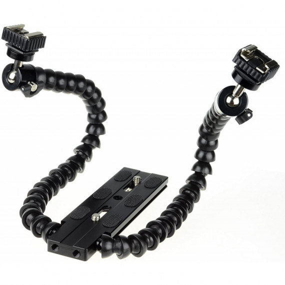 Soporte para 2 Flashes Modelo UPFK-FBB2  ULTRAPIX