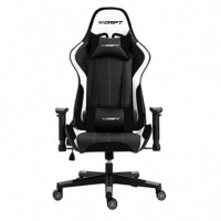 DRIFT Silla Gaming DR175 Carbon Incluye Cojines Cervical y Lumbar