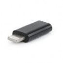 GEMBIRD Adaptador Usb-c a Lightning (cf / 8PIN M) Negro