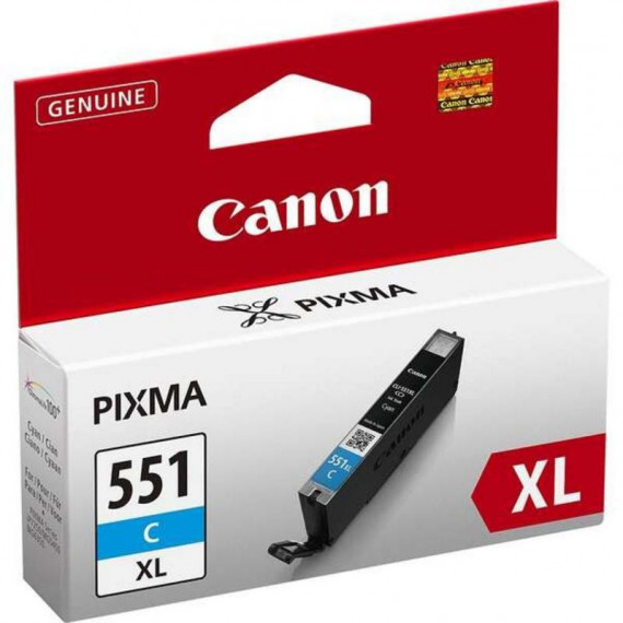 CANON Cartucho Tinta CLI-551XLC Cian Xl