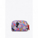 Neceser de Nylon Estampado Multicolor de LOLA CASADEMUNT