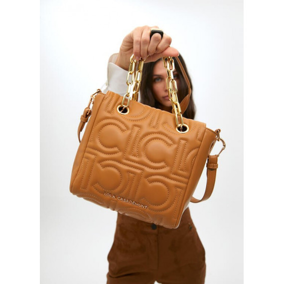 Mini Shopper Acolchada Logotipada de LOLA CASADEMUNT