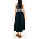 TOMMY HILFIGER - Gold Button Poplin Mix Dress - 0X3 - F|WW0WW49628/0X3