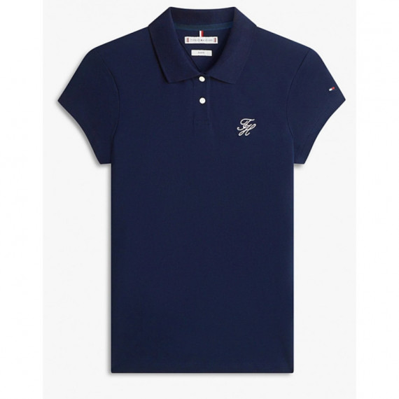 TOMMY HILFIGER - Th Script Slim Ss Polo - C1G - F|WW0WW49259/C1G
