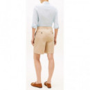 TOMMY HILFIGER - Co Gmd Blend Chino Short - Aeg - F|WW0WW49648/AEG