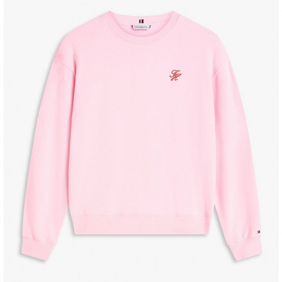 TOMMY HILFIGER - Th Script Reg Sweatshirt - Tol - F|WW0WW48724/TOL
