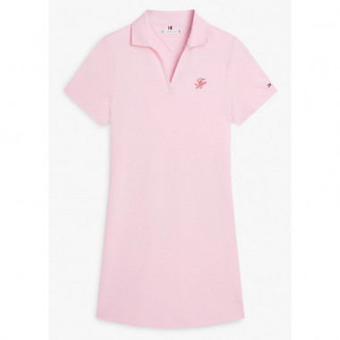 TOMMY HILFIGER - Th Script Open-nk Polo Drs - Tol - F|WW0WW48749/TOL