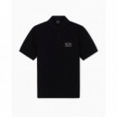 Polo Shirt Black  AF10366  ARMANI EXCHANGE