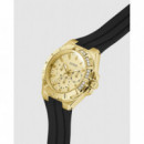 Reloj Calypso C/silic Negra  GUESS