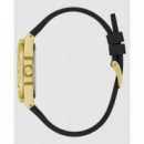 Reloj Calypso C/silic Negra  GUESS