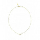 Collar Love Bits Dorado  GUESS