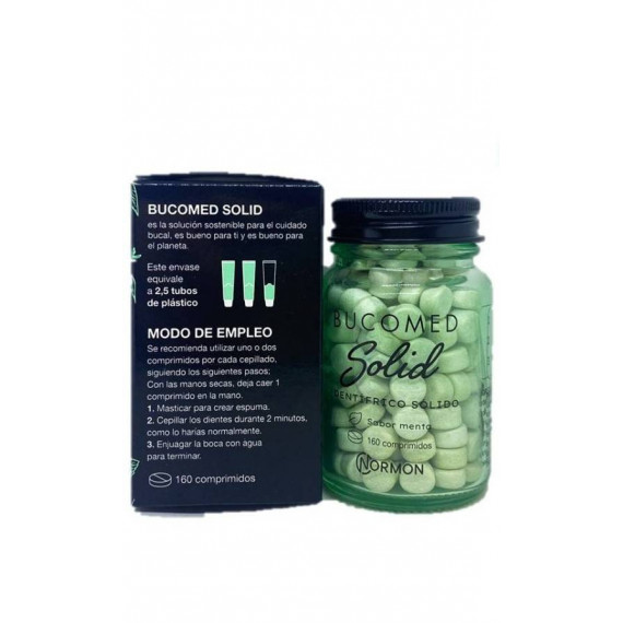Bucomed Solid 160 Comprimidos Sabor Menta  NORMON