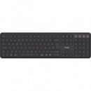 TRUST Vaiya Teclado Inalámbrico Recargable BLUETOOTH Negro