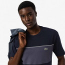 Tee-shirts Merle/graphite  LACOSTE