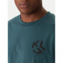 Klj Reg Monogram Tee Balsam  KARL LAGERFELD