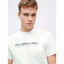 Klj Slim Ss Reflection Tee White  KARL LAGERFELD