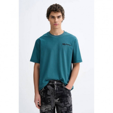 Klj Relax Ss Inside Out Tee Balsam  KARL LAGERFELD