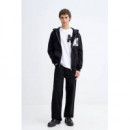 Klj Zip-up Hoodie Black  KARL LAGERFELD