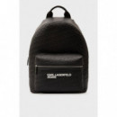 Klj Essential Backpack Emb Klj Black-mon  KARL LAGERFELD