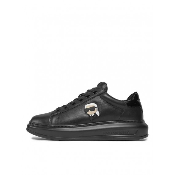Kapri Mens Karl Nft lo Lace Black Lthr /  KARL LAGERFELD