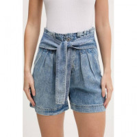 Klj Hr Denim Belt Short Washed Mid Blue  KARL LAGERFELD