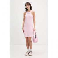 Klj Ribbed Logo Dress Fairytale  KARL LAGERFELD