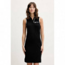 Klj Polo Slvless Dress Black  KARL LAGERFELD