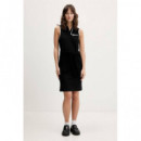Klj Polo Slvless Dress Black  KARL LAGERFELD