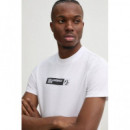 Klj Slim Graphic Tee White  KARL LAGERFELD