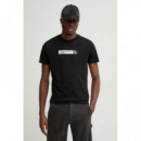 Klj Slim Graphic Tee Black  KARL LAGERFELD