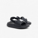 Serve Slide 1.0 Blk/white  LACOSTE