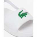 Serve Slide Wht/dark Green  LACOSTE