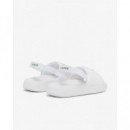 Serve Slide Wht/dark Green  LACOSTE