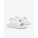 Serve Slide Wht/dark Green  LACOSTE