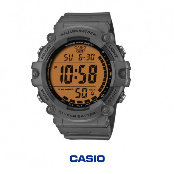 CASIO AE-1500WHC-8AV Reloj Digital Hombre 100M Batería 10 Años Pantalla Xl