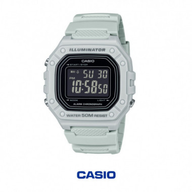 CASIO W-218H-8BV Reloj Digital Unisex &ndash; 50M Wr &ndash; Alarma &ndash; Cron&oacute;metro &ndash; Luz Led