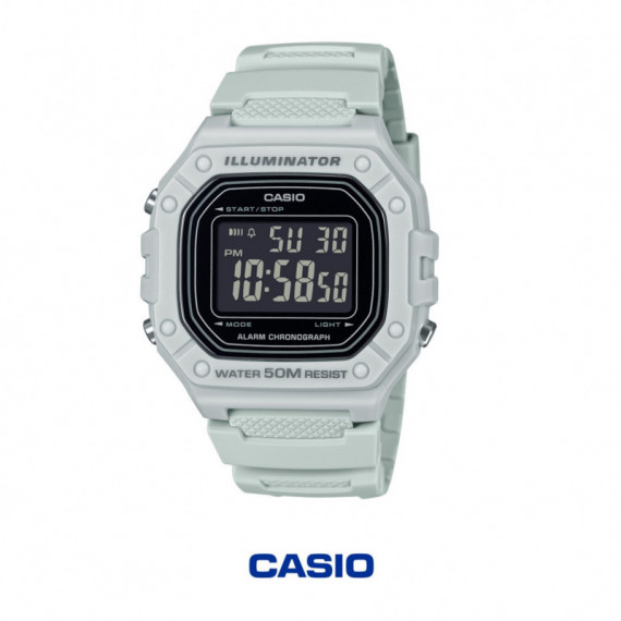 CASIO W-218H-8BV Reloj Digital Unisex – 50M Wr – Alarma – Cronómetro – Luz Led