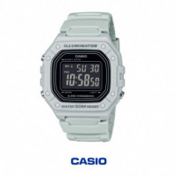 CASIO W-218H-8BV Reloj Digital Unisex – 50M Wr – Alarma – Cronómetro – Luz Led
