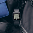 CASIO LF-30W-1A Reloj Digital Unisex - World Time - 5 Alarmas - Cronómetro - Resina Negra