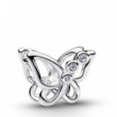 PANDORA Charm de Mariposa en Plata de Ley con Circonitas 794369C01