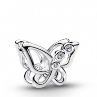 PANDORA Charm de Mariposa en Plata de Ley con Circonitas 794369C01