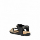 GEOX Sandalia Acolchada Strada U8224D 0EKBC-C0113