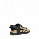 GEOX Sandalia Acolchada Strada U8224D 0EKBC-C0113