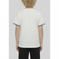 SHORT SLEEVED T-SHIRT FA100240 CREAM