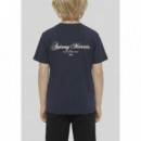 Short Sleeved T-shirt FA100240 Blue Mari  ANTONY MORATO