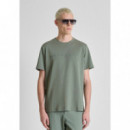 CAMISETA MANGA CORTA FA100258 VERDE AGAV