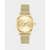Reloj Crocodelle Dorado  LACOSTE