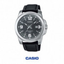 Reloj Casio MTP-1314PL-8AV Analógico Hombre con Fecha, WR 50M y Correa de Piel