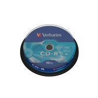 VERBATIM Cd-r 700MB 52X 80MIN Bote 10