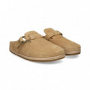 Zueco ante Beige  POLO RALPH LAUREN